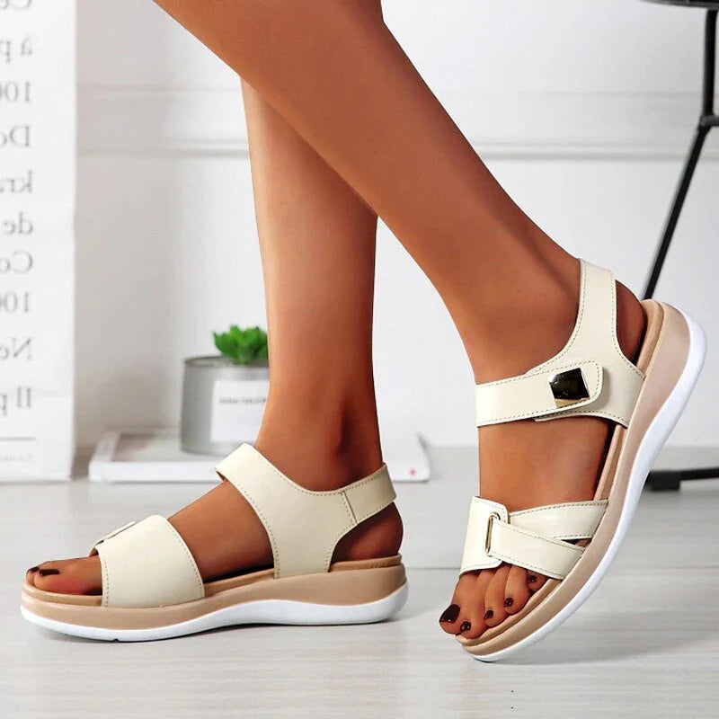 Lina | Comfort Buckle Strap Sandals