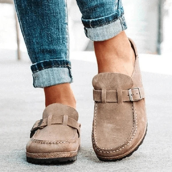 Alba | Buckled Slip-On Comfort Loafers