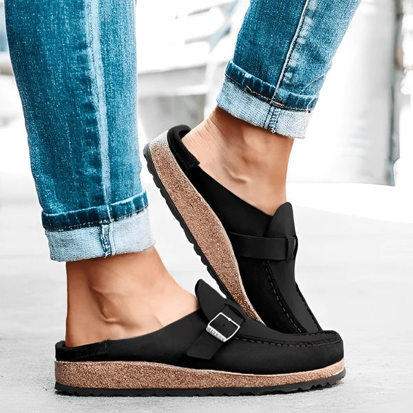 Alba | Buckled Slip-On Comfort Loafers